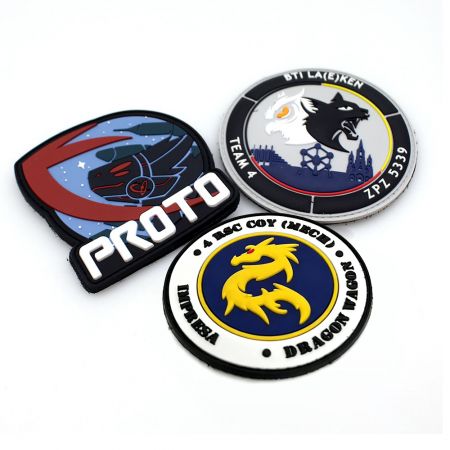 Patch de PVC Flexível para Jaqueta.