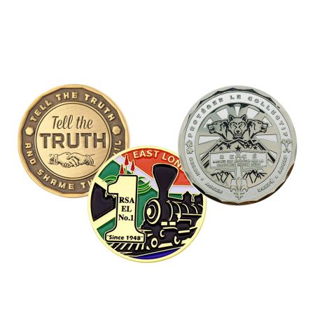 Pièce souvenir personnalisée promotionnelle.