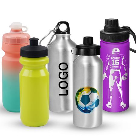 Individuelle Sportwasserflasche. - Langlebige Wasserflaschen mit individuellem Logo.