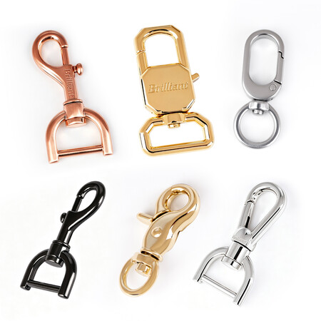 Custom Swivel Snap Hook - Custom Logo 360 Swivel Snap Hooks for Luxury Handbag Straps