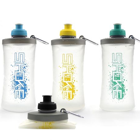 Bouteilles d'eau pliables en TPU de marque