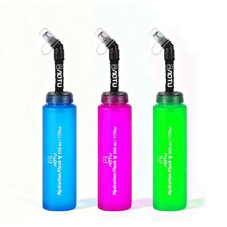 Bouteilles écologiques TPU personnalisées.