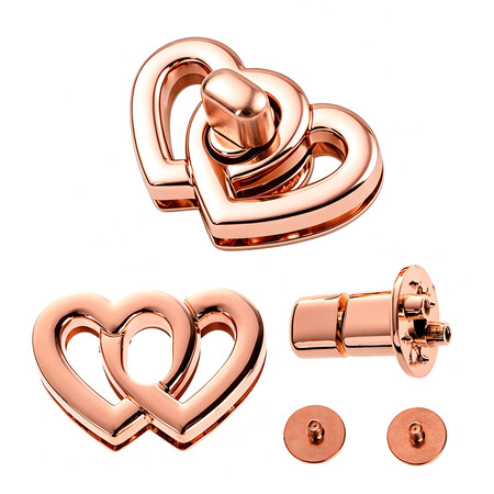 Premium Bespoke Turn Lock Hardware for Luxury Brand Identity.