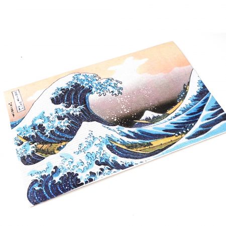 Mẫu ghép thêu tùy chỉnh với logo in.