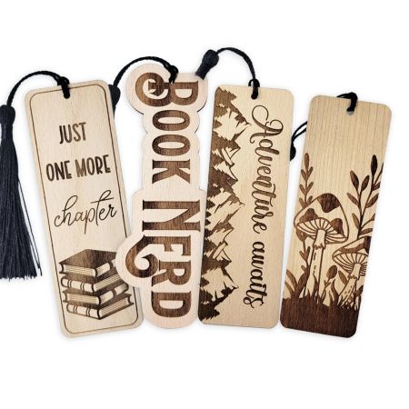 Custom Wooden Bookmark - Personalized Plywood Bookmark