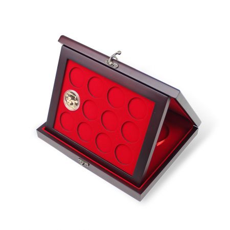 Custodie per monete in legno personalizzabili.