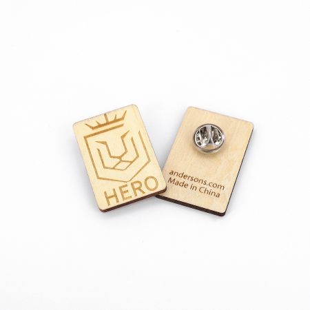 Bespoke Wooden Brooches.