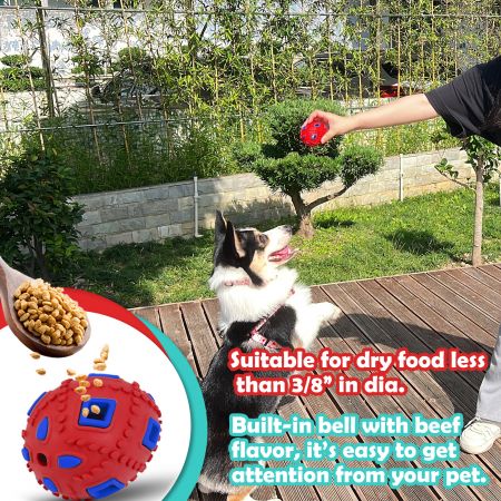 צעצוע לעיסה לכלבים עם מילוי ממתקים מגומי טבעי.