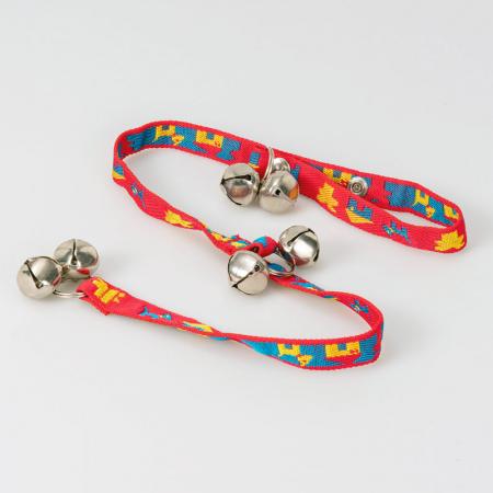 Patrón de timbre para perros tejido a medida.