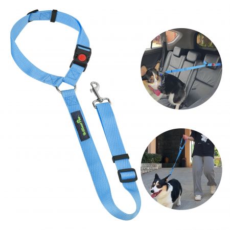 2パック犬用車のシートベルト 在庫あり - 車用のホールセール2パック犬用シートベルト