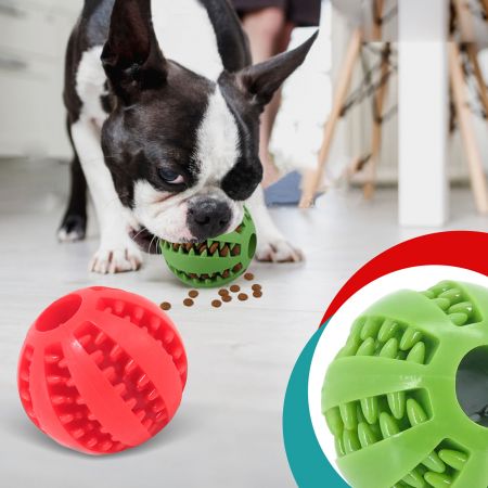 犬用歯固めボールおもちゃ 2個パック 在庫あり - 卸売犬用歯固めボールおもちゃ 2個パック 在庫あり