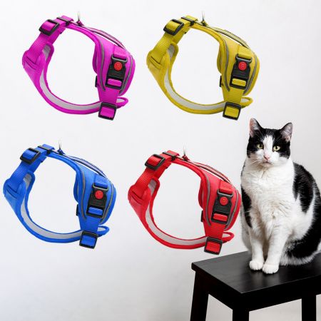 Rompi Kucing Anti Melarikan Diri yang Dapat Disesuaikan.