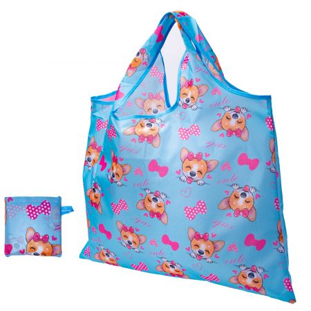 Folding Polyester Shopping Bag - Best Collapsible Grocery Bags — Affordable & Ready To Ship