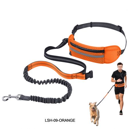 ランニング用ハンズフリー犬用リード。