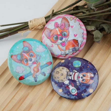 Holographic Pin Back Badges Supplier.