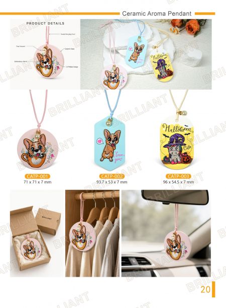 wholesale ceramic aroma pendant.