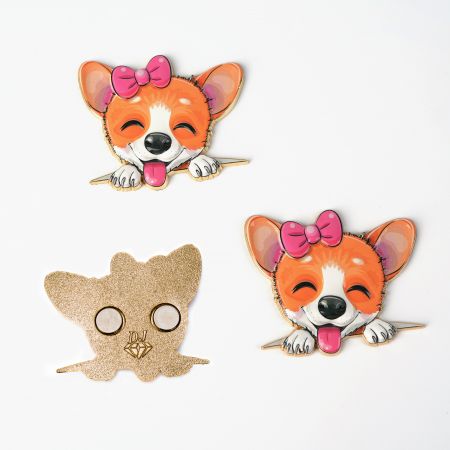 Metal Dog Magnetic Fridge Magnet - Cost-Effective Strong Refrigerator Magnets