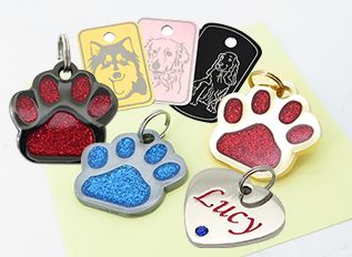 Plus de couleurs de médailles pour animaux en option