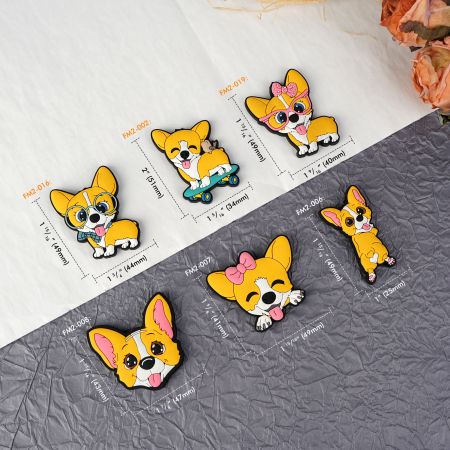 Durable Promotional Soft PVC Dog Magnets.