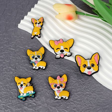 Cute Rubber PVC Magnets for Refrigerator Doors.