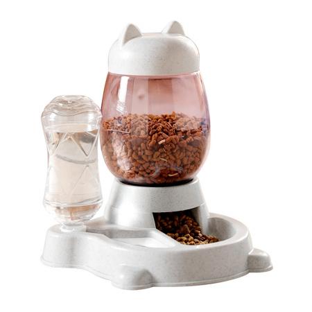 PP & Wheat Fiber Auto Dog Feeder.