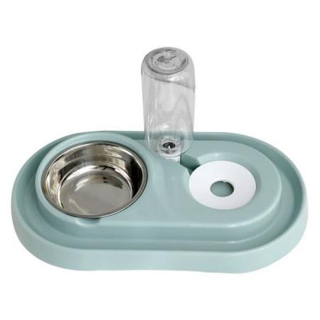 Leak Proof Dog Food & Water Feeder.