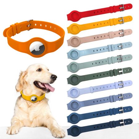 Suporte para Coleira de Cão Airtag.