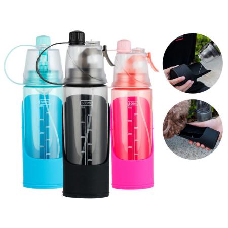 600ml PP tragbare Haustier-Wasserflasche.