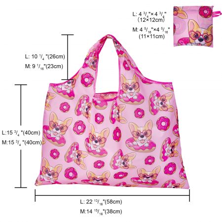 Affordable Reusable Folding Grocery Shopping Bags.