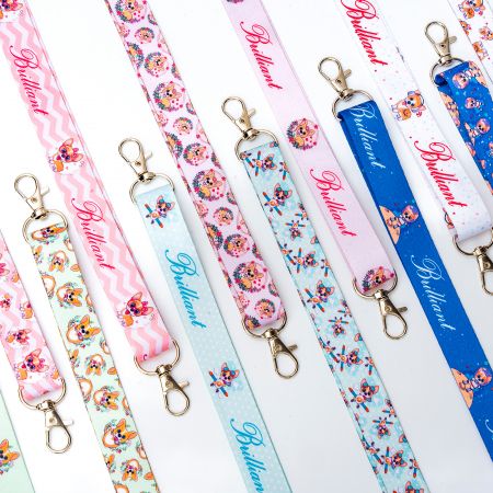 Cuerda para teléfono móvil de sublimación. - Cuerdas promocionales de sublimación para el cuello.
