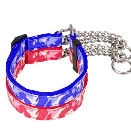 Collier de chien en forme de P en gros.