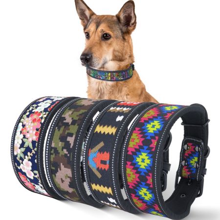 Großhandel Reflektierendes Mesh Gepolstertes Hundehalsband.