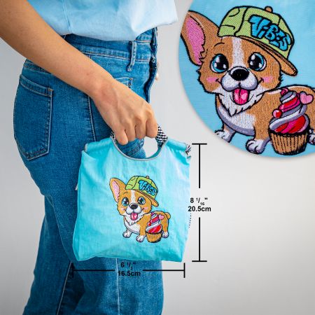Durable Cross Body Embroidered Handbags.