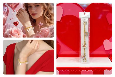 Chất lượng và dịch vụ không đối thủ cho vòng tay charm hình trái tim bán buôn