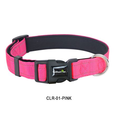 Pink Reflective Dog Walking Collars.