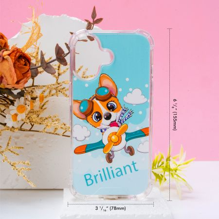 Casing Telepon Jernih iPhone 17 Tahan Guncangan.